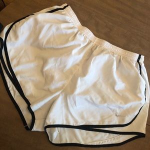 White Nike Shorts